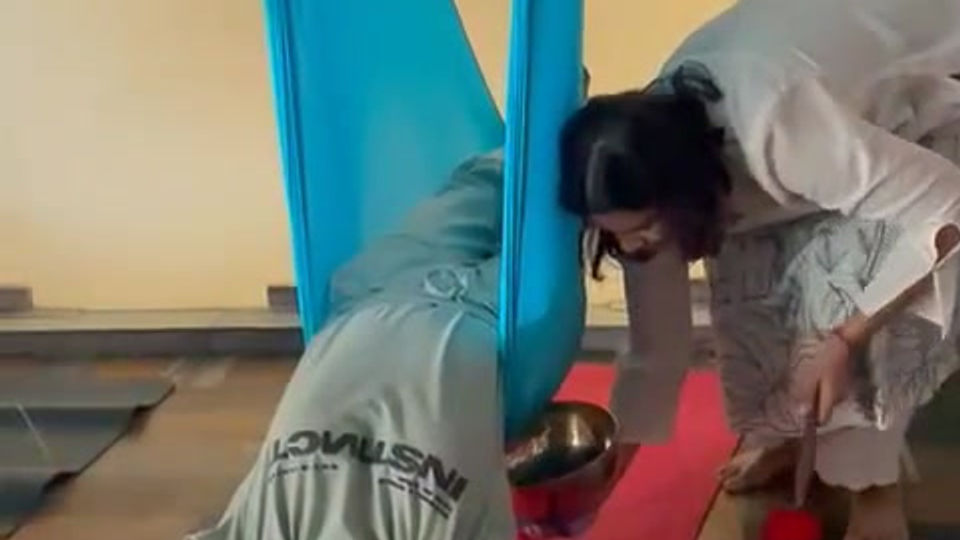 Aerial Yoga With Sound Healing